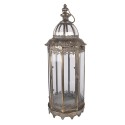 Clayre & Eef Lanterne set de 2 Ø 26x67 / Ø 19x45 cm Marron Métal