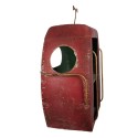 Clayre & Eef Mensola da parete 48x26x60 cm Rosso Metallo