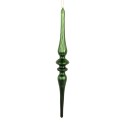 Clayre & Eef Ornamento Natalizio Ø 4x29 cm Verde Vetro
