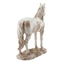 Clayre & Eef Image de décoration Cheval 73x23x64 cm Beige Matériau céramique