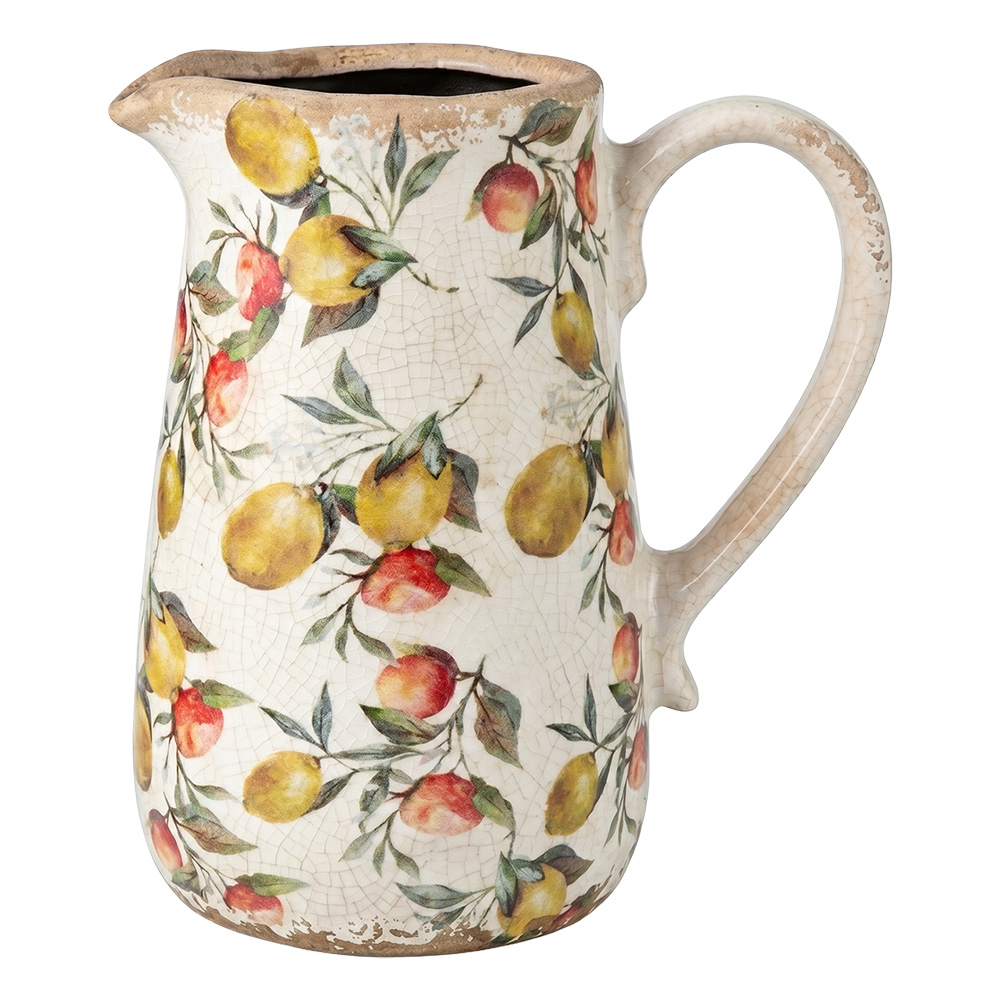 Clayre & Eef Decoratie Kan Beige Keramiek