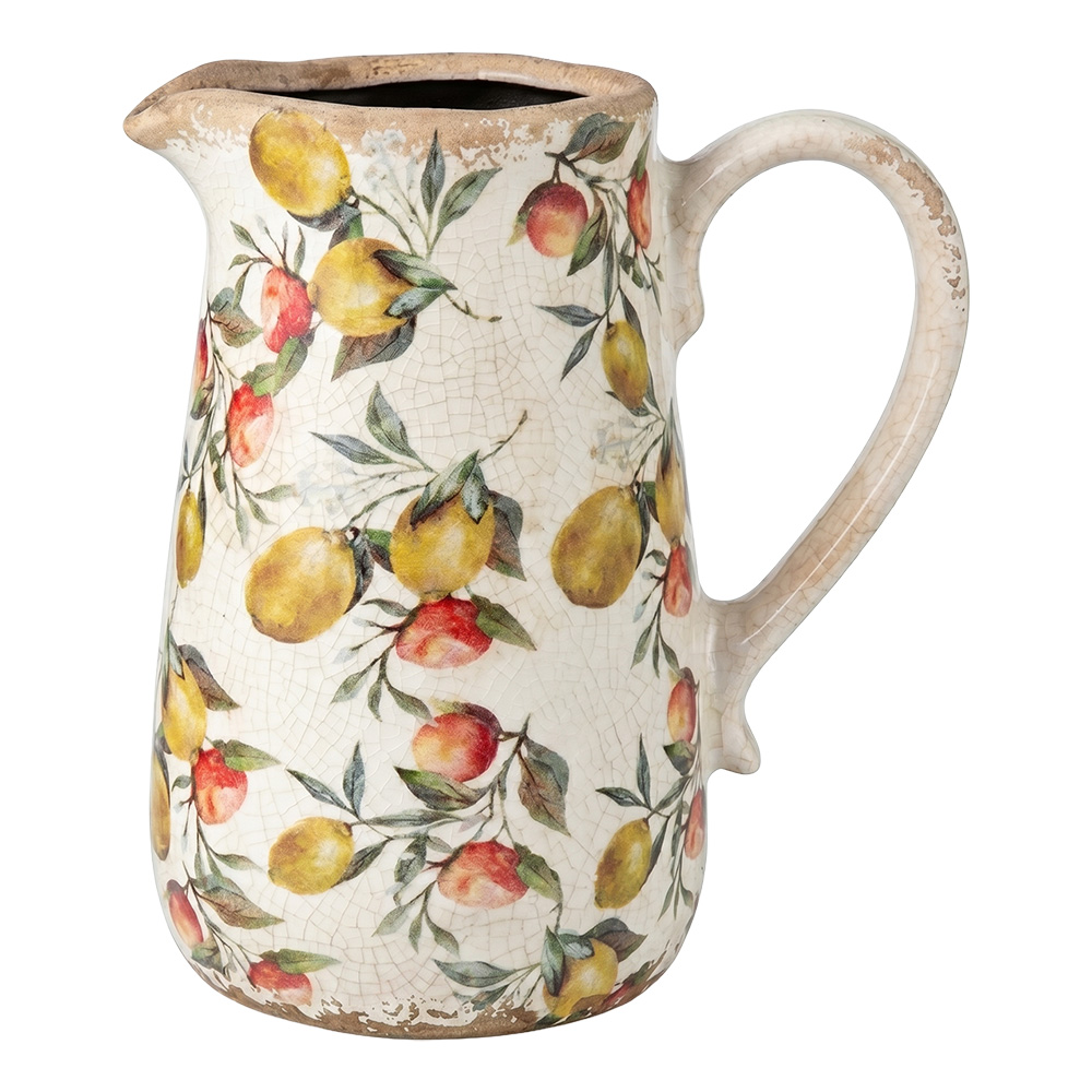 Clayre & Eef Decoratie Kan Beige Keramiek