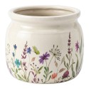 Clayre & Eef Planter Beige Ceramic Flowers