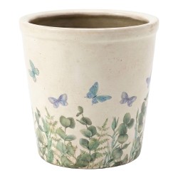 Clayre & Eef Planter Beige Ceramic