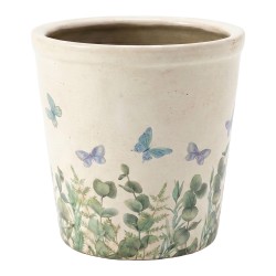 Clayre & Eef Bloempot Beige Keramiek