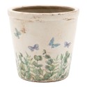 Clayre & Eef Pot de fleurs Beige Céramique
