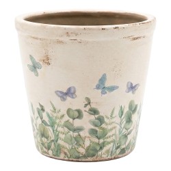 Clayre & Eef Pot de fleurs Beige Céramique