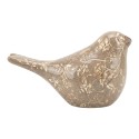 Clayre & Eef Decoratie Beeld Vogel Bruin Keramiek