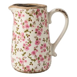 Clayre & Eef Decoratie Kan Beige Keramiek