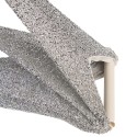 Clayre & Eef Kersthanger Ster 85x10x85 cm Zilverkleurig Papier