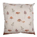 Clayre & Eef Sierkussen Beige Synthetisch Paddenstoelen