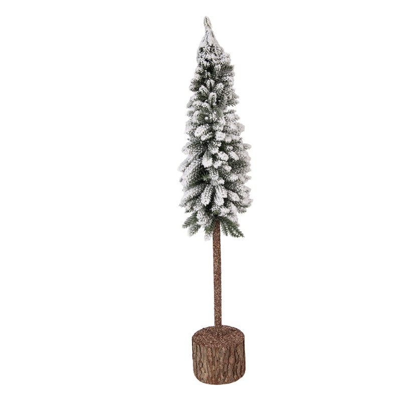 Clayre & Eef Mini Sapin De Noël Artificiel Ø 10x60 cm Vert Bois