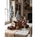 Clayre & Eef Mini Sapin De Noël Artificiel Ø 10x60 cm Vert Bois