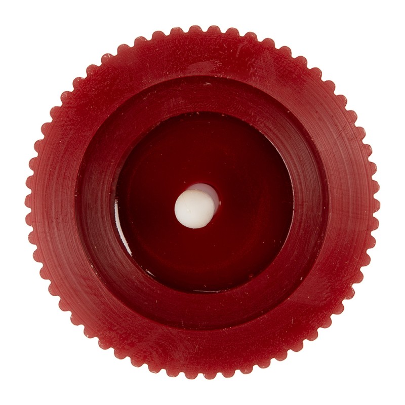 Clayre & Eef LED Kaars Ø 8x13 cm Rood Wax