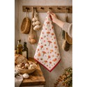 Clayre & Eef Geschirrtuch 50x70 cm Beige Baumwolle