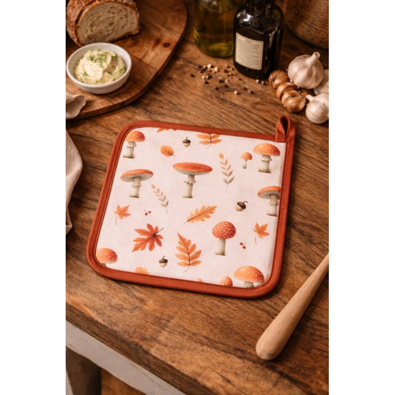 Clayre & Eef Pannenlap 20x20 cm Beige Katoen