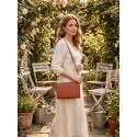 Juleeze Borsa a tracolla 20x14 cm Marrone Poliuretano