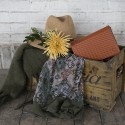 Juleeze Borsa a tracolla 20x14 cm Marrone Poliuretano