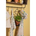 Clayre & Eef Ofenhandschuh 18x30 cm Beige Gelb Baumwolle Zitrone