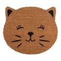 Clayre & Eef Deurmat Bruin Kokos Kat
