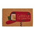 Clayre & Eef Deurmat Bruin Kokos Kerst