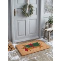Clayre & Eef Deurmat Bruin Kokos Kerst