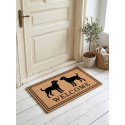 Clayre & Eef Deurmat Bruin Kokos Hond