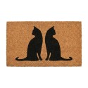 Clayre & Eef Deurmat Bruin Kokos Kat