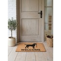 Clayre & Eef Deurmat Bruin Kokos Hond