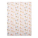 Clayre & Eef Asciugamani da cucina 50x70 cm Beige Cotone