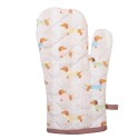 Clayre & Eef Ofenhandschuh 18x30 cm Beige Baumwolle