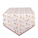 Clayre & Eef Chemin de table 50x160 cm Beige Coton