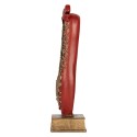 Clayre & Eef Christmas Decoration Figurine Nutcracker 6x6x19 cm Red Plastic