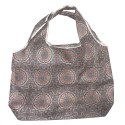 Clayre & Eef Faltbare Shopper Tasche Grau Synthetisch
