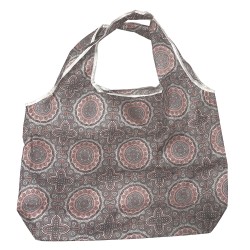 Clayre & Eef Faltbare Shopper Tasche Grau Synthetisch