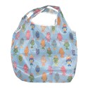 Clayre & Eef Faltbare Shopper Tasche Blau Synthetisch Fische