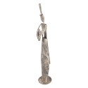 Clayre & Eef Decorative Figurine Angel 27x20x107 cm Grey Metal