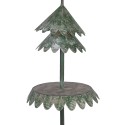 Clayre & Eef Etagère Kerstboom Ø 32x75 cm Groen Metaal
