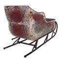 Clayre & Eef Christmas Decoration Figurine Sled 51x23x30 cm Red Metal