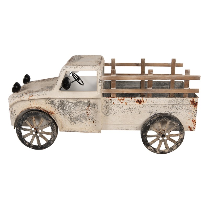 Clayre & Eef Dekorationsfigur Auto 122x51x57 cm Beige Metall