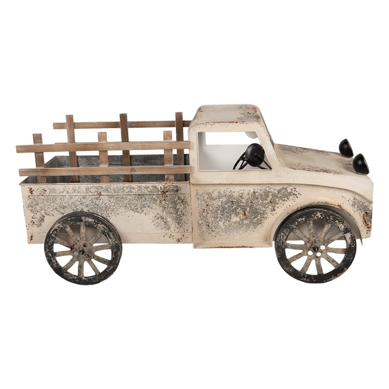 Clayre & Eef Dekorationsfigur Auto 122x51x57 cm Beige Metall