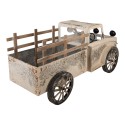Clayre & Eef Dekorationsfigur Auto 122x51x57 cm Beige Metall