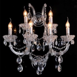 Lumilamp Lampadario Ø 65x40 cm Trasparente Ferro