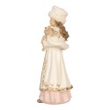 Clayre & Eef Statuetta decorativa di Natale Bambino 8x7x17 cm Beige Plastica