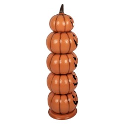 Clayre & Eef Dekorationsfigur Kürbis Orange Metall