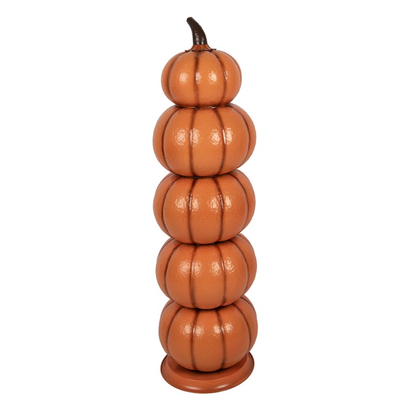 Clayre & Eef Dekorationsfigur Kürbis Orange Metall