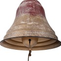 Clayre & Eef Weihnachtsdekorationsfigur Klingel Ø 52x56 cm Rot Metall