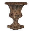 Clayre & Eef Blumentopf Braun Keramikmaterial