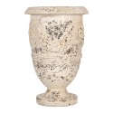 Clayre & Eef Blumentopf Beige Keramikmaterial