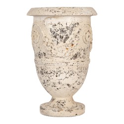 Clayre & Eef Blumentopf Beige Keramikmaterial